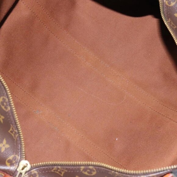 LOUIS VUITTON Monogram Keepall 50 Boston Bag M41426 LV Auth MX057 - Picture 13 of 16